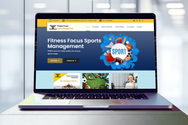 Sports website for FFSM