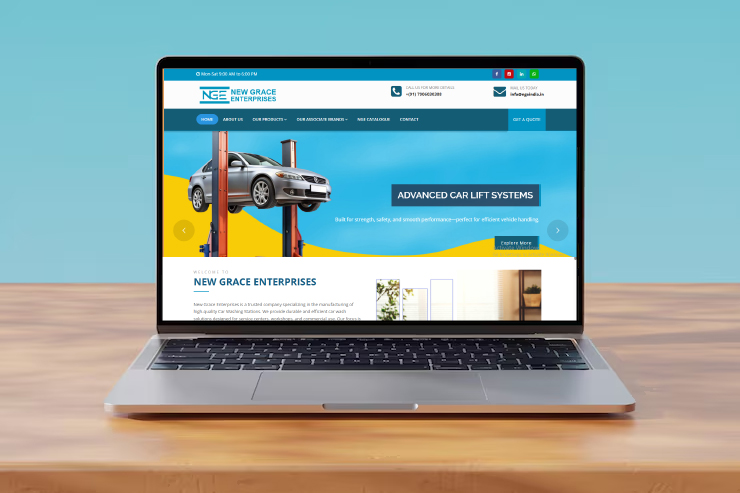 Industrial website for NGE